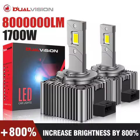 2X D3S D1S LED Headlights Canbus 1:1 HID D2S D4S D8S D1R D2R D3R D4R Auto Lamp 8000000LM 1700W Plug&