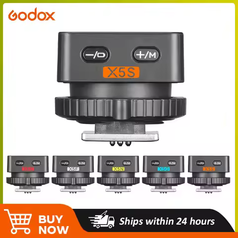 Godox X5 Wireless Flash Trigger with Hot Shoe for Godox iT32 Flash,Compatible with Canon Sony Nikon 