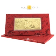 Gold Scale Jewels 999 Pure Gold 心想事成 Prosperity Gold Note