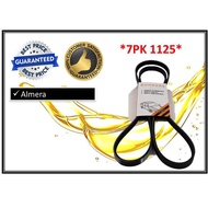 7PK1125 - Almera Fan Belt Alternator Belt