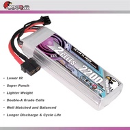 CD2S220060 || Coddar 2S 7.4V 2200mAh 60C LiPo Battery XT60 T-Plug Connector