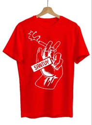 T-shirt Distro Baju Distro Pria Keren / Kaos Distro Pria Keren SABLON ROKOK / Baju Cowok Keren / Kao