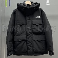 The North Face / TNF 男女情侶款 韓國冬工裝連帽鵝絨防水羽絨服  秋冬季 羽絨外套 Puffer Down Jacket 羽絨褸 防水 防風 外套 外褸 風褸 Parka 滑雪褸 