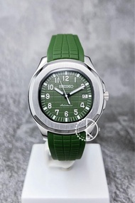 【定制】Seiko Mod Automatic Watch 44mm PP款 軍綠面膠帶手雷 精工改裝自動機械錶