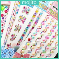 Mojito Gem Sticker Jewels Rhinestones for  Selfs Adhesive Stick on Gem Gemstones Sticker for Face Sc