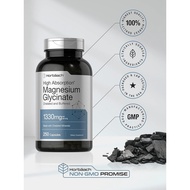 Youth Calm Support Horbäach Magnesium Bisglycinate 750 mg 120 Caps Gentle Mineral Supplement for Urb