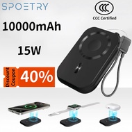 CCC | 3 in 1 Magnetic Wireless PowerBank 10000mAh 15W Fast Charging Wireless Portable Charger
