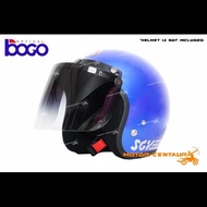Motorcycle Helmet  ✾BOGO VISOR BG-05 2-TONE 2TONE DARK GREY BLACK-CAP FOR MS88 MHR SGV✸