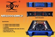 Promo Power Amplifier Rdw Nr 10004 Mk3 Original 4 Channel Nr10004