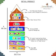 Zehandcraft - Islamic wall decoration, Pillars of Islam, Pillars of Faith, 5 Times
