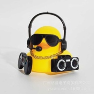Car Center Console Ornaments Sunglasses Game Console with Wheat Headset Audio Trendy Little Yell