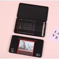 12pcs Sketch Pencil Set 2H - 8B