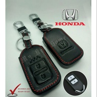 Honda HRV jazz CRV BRV 2014-2017 Keyless Remote Leather Key Cover Case