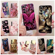 For Realme 14 14T 14X 5G Case Luxury Butterfly Painted Cover Soft Slim Phone Case For Realme 14X 14T