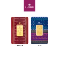 HABIB 20g 999.9 Gold Bar (Songket) - Accredited By London Bullion Market Association (LBMA)