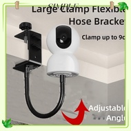 SIMPLESHOP Mini Camera Holder, 360° Rotation No Punching Baby Monitor Bed Bracket, Retractable Clip 