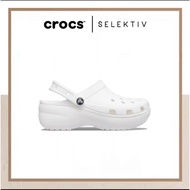 【พร้อมส่ง แท้💯%】Crocs รองเท้าแตะ รองเท้าลำลอง สีขาว CR UX Classic Hiker
