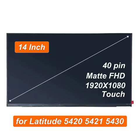 Replacement LCD Laptop 14.0" Touch Screen Panel 0MCJ60 for Dell Latitude 5420 5421 5430 40Pin 1920x1