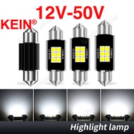 KEIN 2PCS 12V-50V 24V Truck Car Highlight SV8.5 Festoon Led Bulb Dome Light C5W C10W 31mm 36mm 39mm 