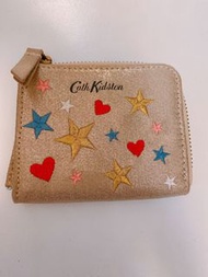 Cath Kidston金色刺繡星星零錢包