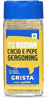 CRISTA Roman Cacio e pepe | Premium Herbs & Spices Blends | No Onion | No Garlic | Zero added Colour