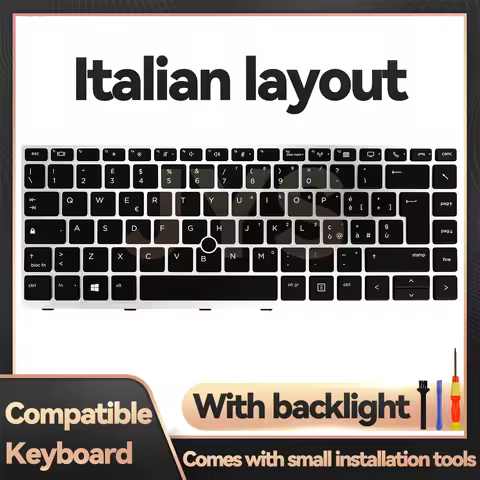 For HP EliteBook 840 G5/840 G6/846 G5/745 G5/645 G6/ZBook 14u G5 G6 laptop replacement keyboard with