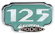 【MODEX】VESPA偉士牌義大利PIAGGIO原廠ET8行李箱標誌"125.4TEMPI"