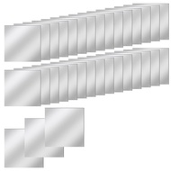 30 PCS Acrylic Mini Mirror Tiles Self Adhesive 3 Inches Square High-Definition Tiny Mirror Tiles for