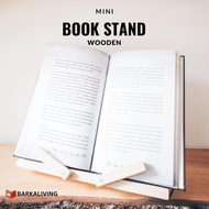 Mini Wooden Book Stand Cookbook Stand Holder Wooden Stand Book Stand school Book container