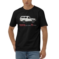Land Cruiser 70 Series Hzj77 Machito Popular Printing O-Neck Short Sleeve T-Shirt