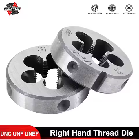 HAMPTON Thread Die Right Hand Die UN UNC UNF UNEF 5/16 3/8 7/16 1/2 5/8 9/16 3/4 Thread Die Threadin