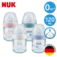 NUK-自然母感玻璃奶瓶120mL-1入(1號M)(顏色隨機出貨)-適合0-6個月寶寶