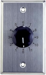 Stainless Volume Control Wall Plate 100W 25/70.7V