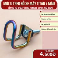Titanium Hanger for High Quality Motorcycles - Durable, fits Honda, Yamaha, Suzuki, SYM, Piazo, Elec