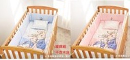 台灣製奇哥夢境比得兔六件床組粉紅色藍色嬰兒床組PLC13700B大床中床Peter Rabbit彼得兔PLC13800P