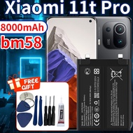 【BM58-8000mAh】xiaomi 11t pro battery xiaomi 11t battery original xiaomi 11t pro original battery