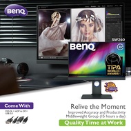 BenQ SW240 24.1 inc Adobe RGB Color Management Photographer Monitor - Photo Editing