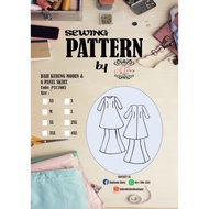 CLEARANCE P317003 Baju Kurung Moden &amp; 6 Panel Skirt Pola Jahitan Sewing Pattern Handmade