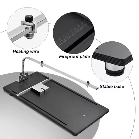 Hot Wire Foam Cutter Table Portable Foam Board Cutter 110V Table Top Styrofoam Cutter Foam Tool Styr