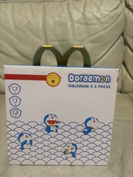 Doraemon McDonald's Happy Meal Tableware Set - 3 Pieces