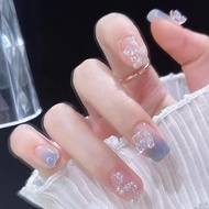 X89 2026 New Thai Shop 24 Pieces Of Gel False Nails Ready-Made Waterproof