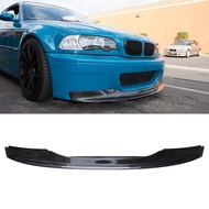 For BMW E46 3 Series M3 2D 4D 2001-2006 Carbon Fiber Front Bumper Lip Spoiler Body Kit CSL Style