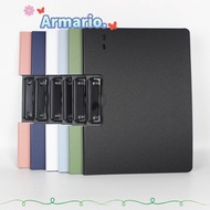 ARMARIO File Folders, Memo Clip A3/A4 File Contract Folders, Portable Document Organization Hard She