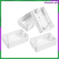 4Pcs Socket Junction Box ABS White for Home Electrical Outlet  zhiymais