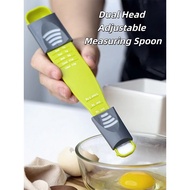 Multi-Function Adjustable Measuring Spoon | Dual Scale (g/ml) | Precise 2-in-1 Metric Scoop 0.5g-13g