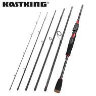 KastKing Brutus 3/4/5/6 section Fishing Rod Carbon Spinning Casting Fishing Rod Travel Rod for Lure 