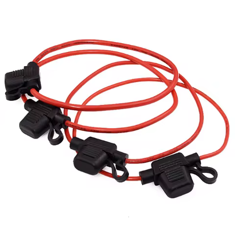 ATC Medium Blade Waterproof Fuse Holder For Automobile 32V 18/16/14/12/10AWG Standard Fuse Insert 1A