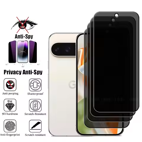 4Pcs For Google Pixel 9 Pro Glass Google Pixel 9 Pro XL Screen Protector Protective 9H Anti-Spy Priv