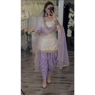 MK654 KURTI llmifaci💥*Launching New Designer Party Wear Look Top ,Dhoti Salwar and Dupatta