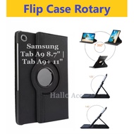 Samsung Tab A9 Flip Cover Rotary Samsung Tab A9 Plus Casing Leather Stand 360 Degree